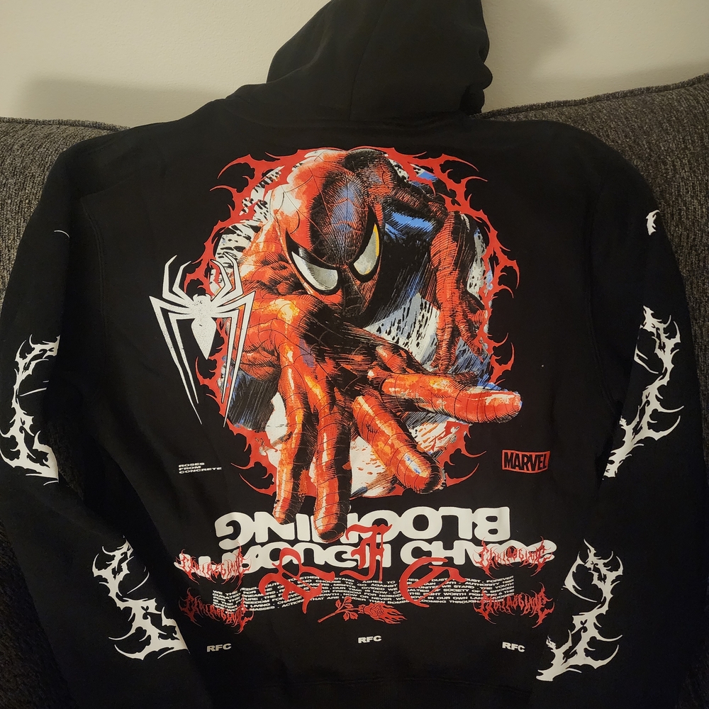 Marvel Spider-Man Black Hoodie